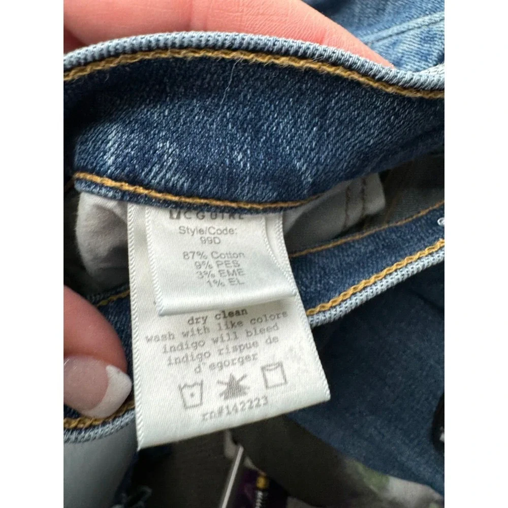 McGuire Women's Ambrosio Embroidered Boho Mid-Rise Cropped Bootcut Jeans Size 29